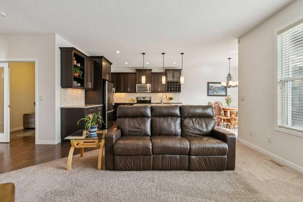 1173 Brightoncrest Common Se, Calgary, AB - Indoor Photo Showing Living Room