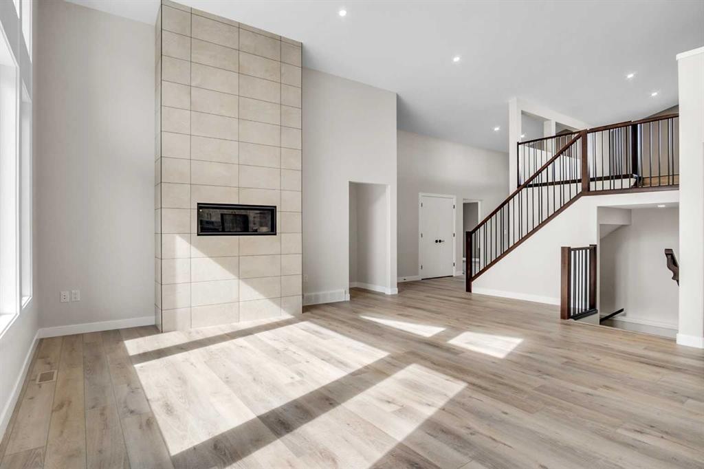 43 Viceroy Crescent, Olds, AB - Indoor With Fireplace