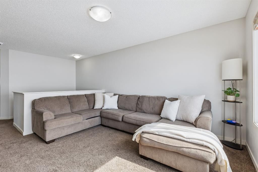 298 River Heights Crescent, Cochrane, AB - Indoor Photo Showing Living Room