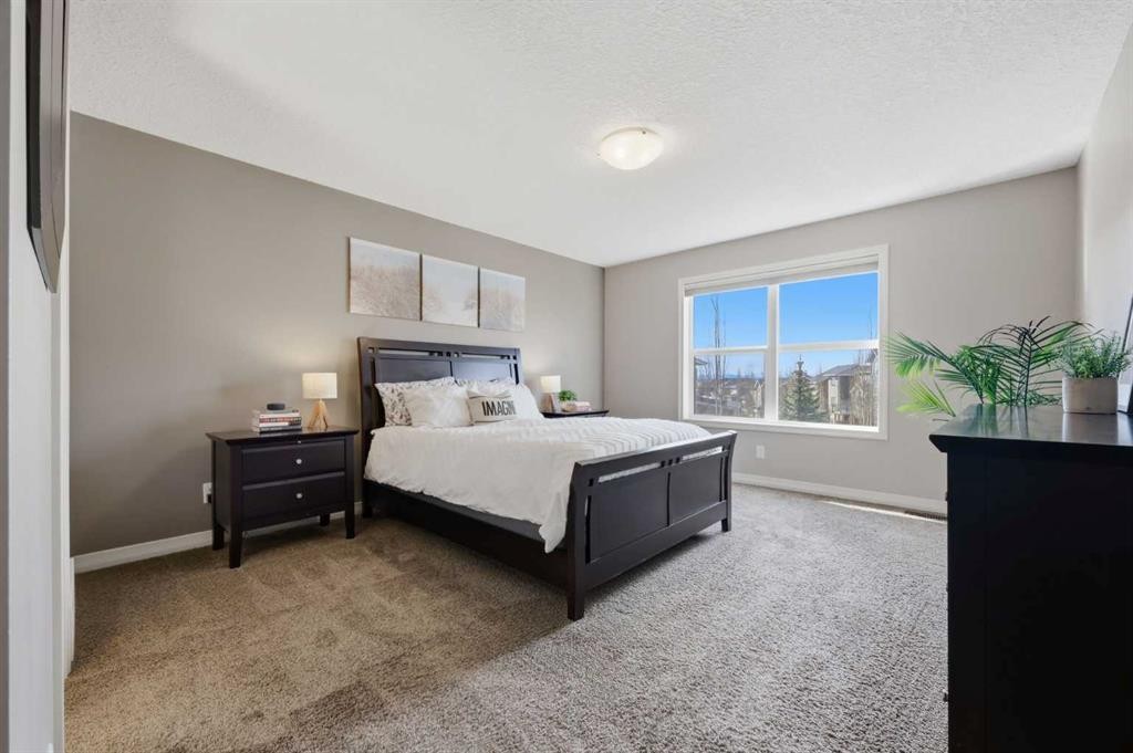 344 Sunset View, Cochrane, AB - Indoor Photo Showing Bedroom