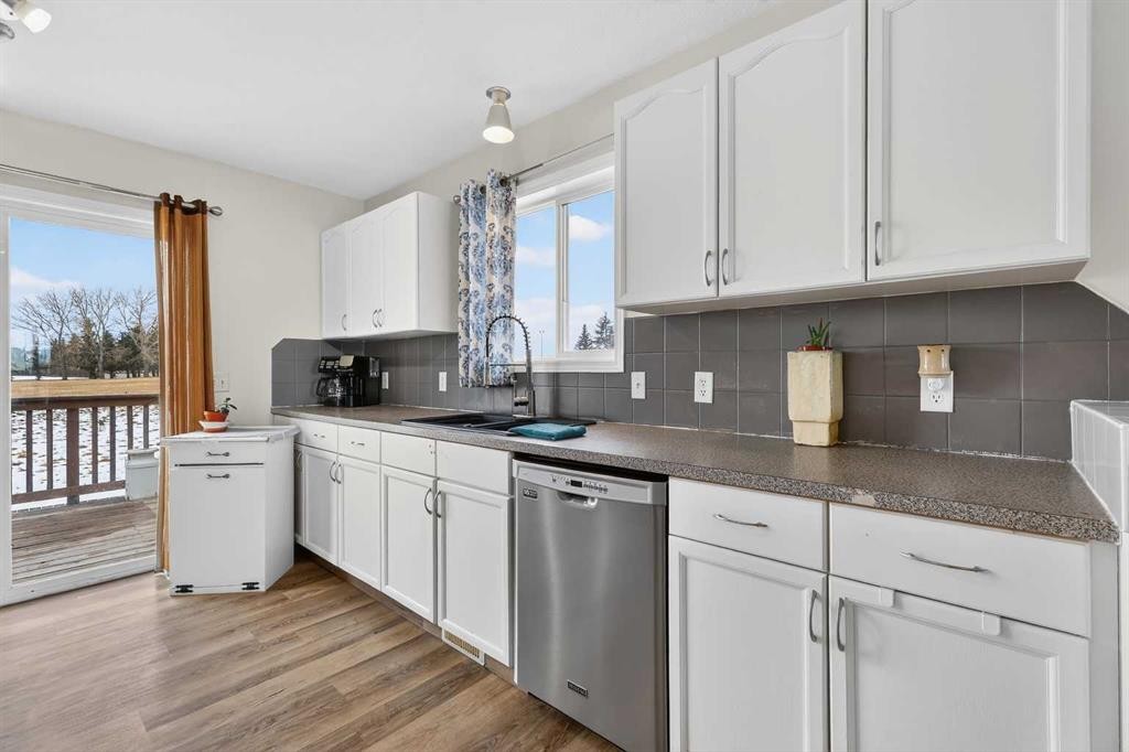 1175 Strathcona Road, Strathmore, AB - Indoor Photo Showing Kitchen With Double Sink