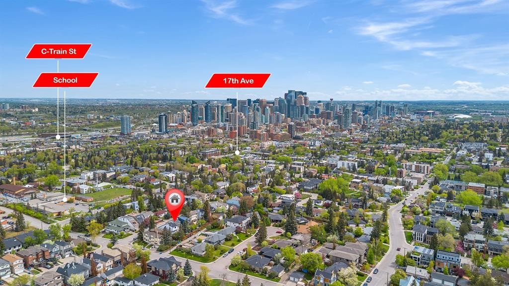 2033 21 Avenue Sw, Calgary, AB - Outdoor With View