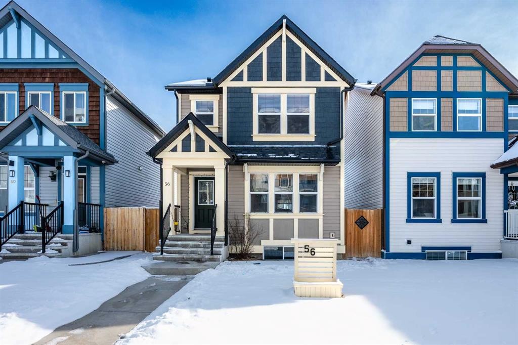 56 Skyview Point Crescent Ne, Calgary, AB - Outdoor With Facade