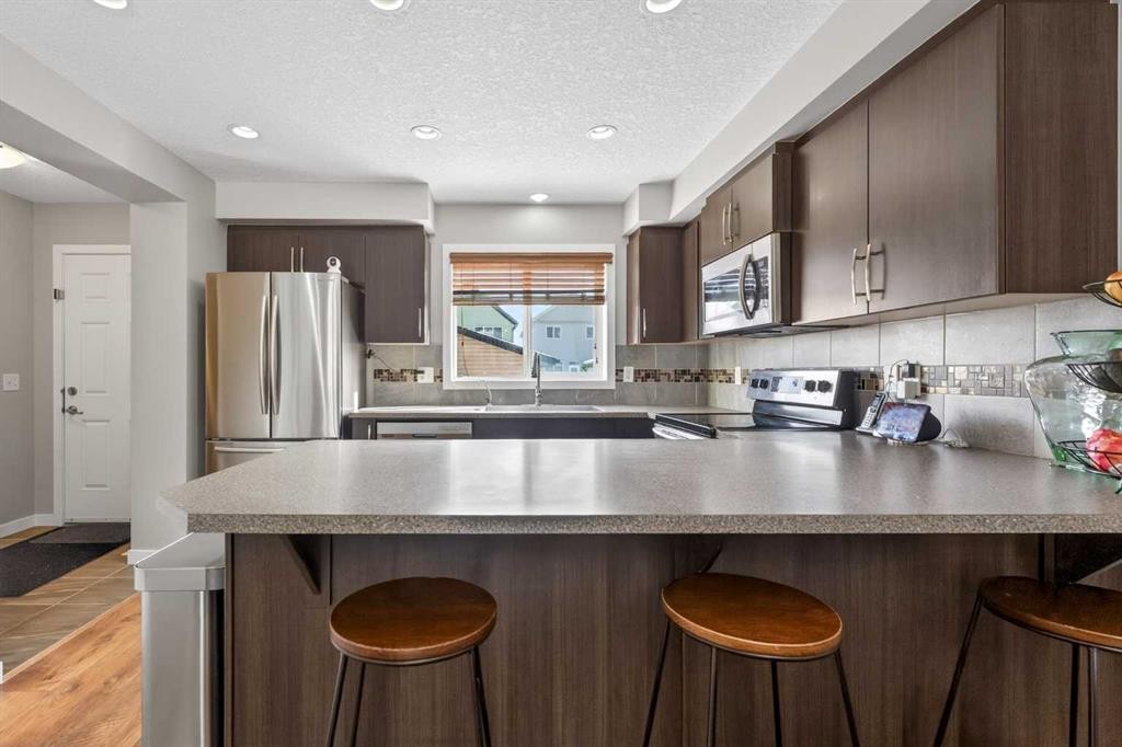 56 Skyview Point Crescent Ne, Calgary, AB - Indoor Photo Showing Kitchen With Stainless Steel Kitchen