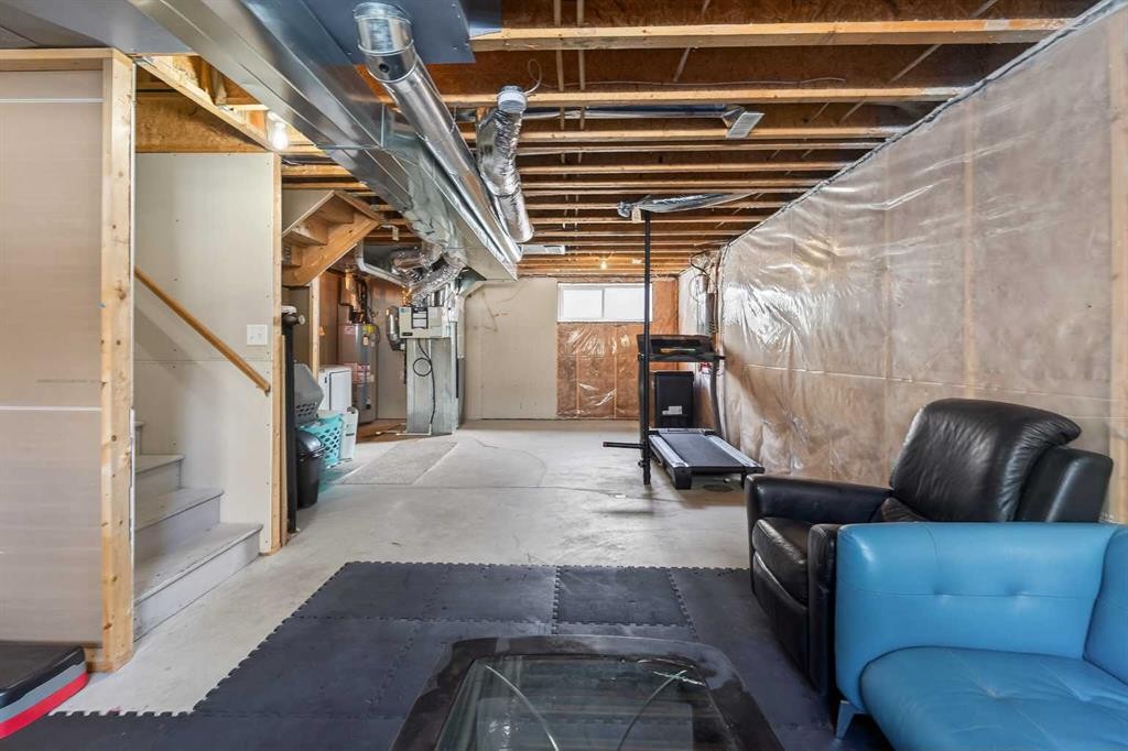 56 Skyview Point Crescent Ne, Calgary, AB - Indoor Photo Showing Basement