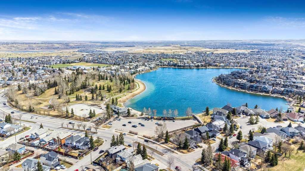 87 Chaparral Grove Se, Calgary, AB - Outdoor With Body Of Water With View