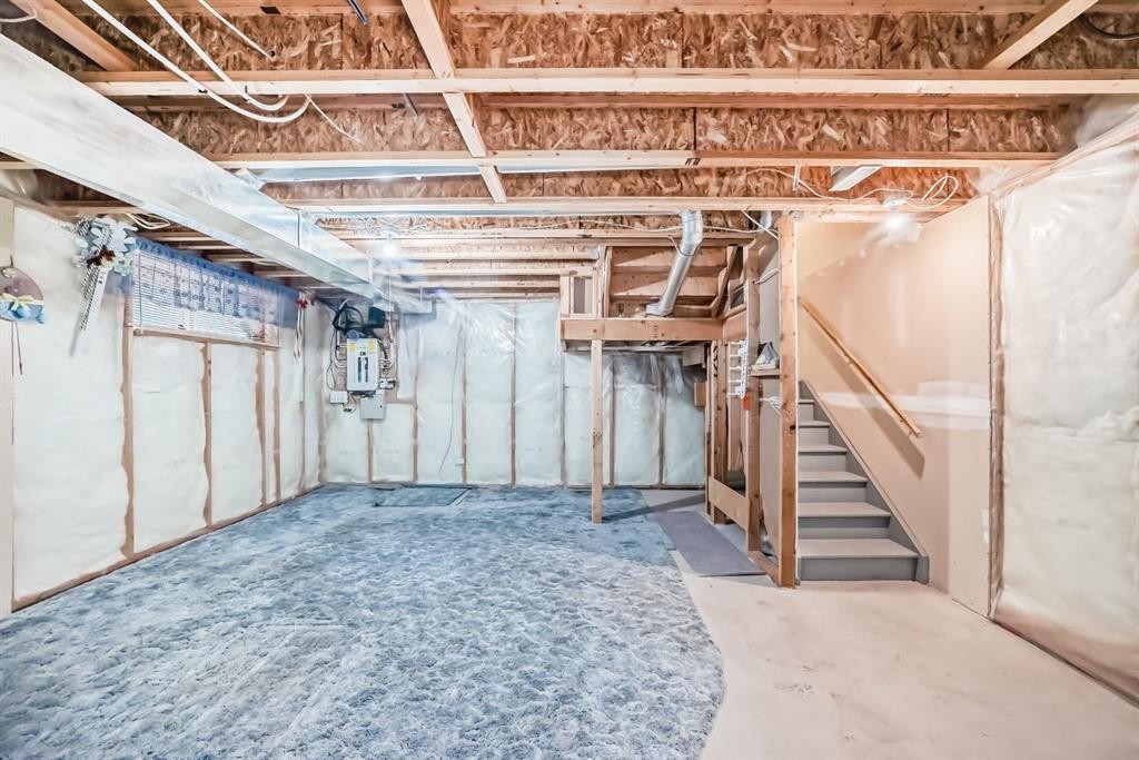 240 Prestwick Way Se, Calgary, AB - Indoor Photo Showing Basement