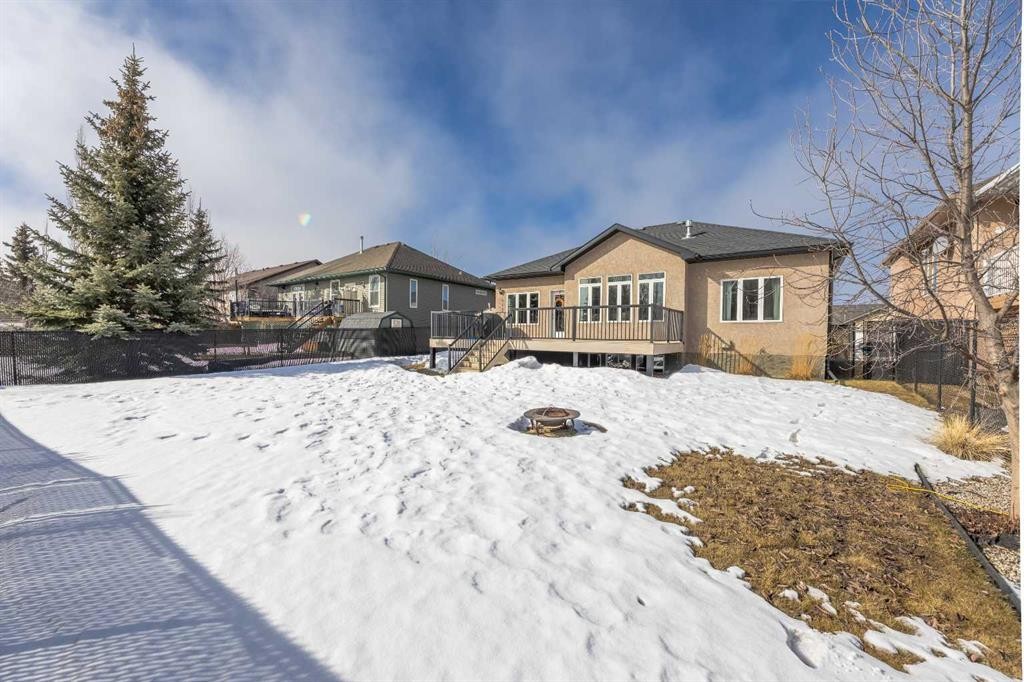 5910 Park Meadows Crescent, Olds, AB - Outdoor With Deck Patio Veranda