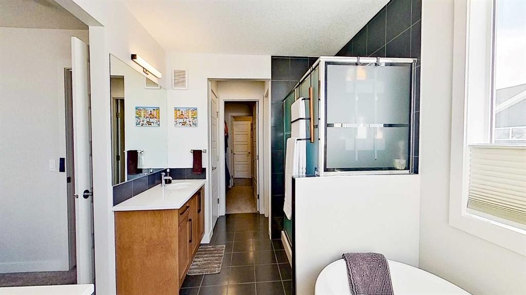 163 Sundown Crescent, Cochrane, AB - Indoor Photo Showing Bathroom
