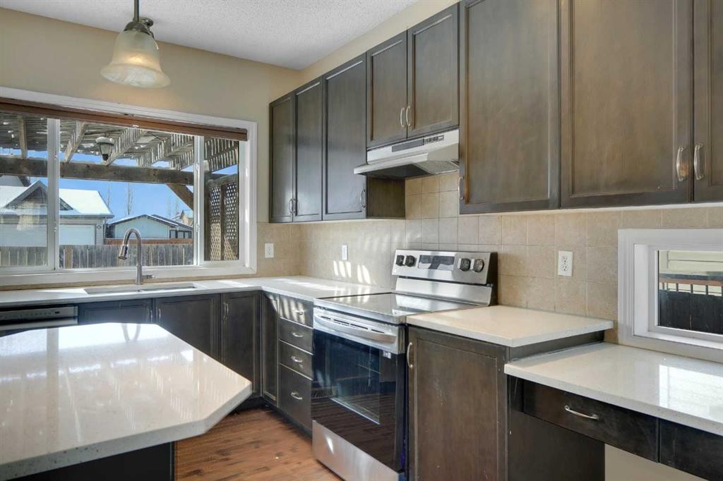 1833 New Brighton Drive Se, Calgary, AB - Indoor Photo Showing Kitchen With Upgraded Kitchen