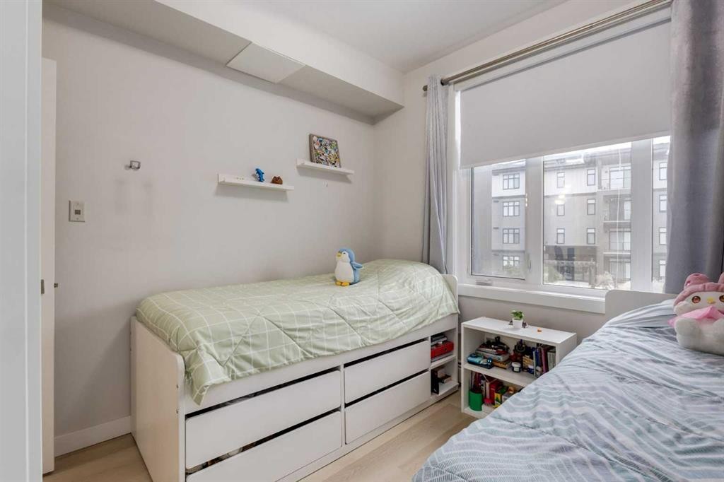 3205-200 Seton Circle Se, Calgary, AB - Indoor Photo Showing Bedroom