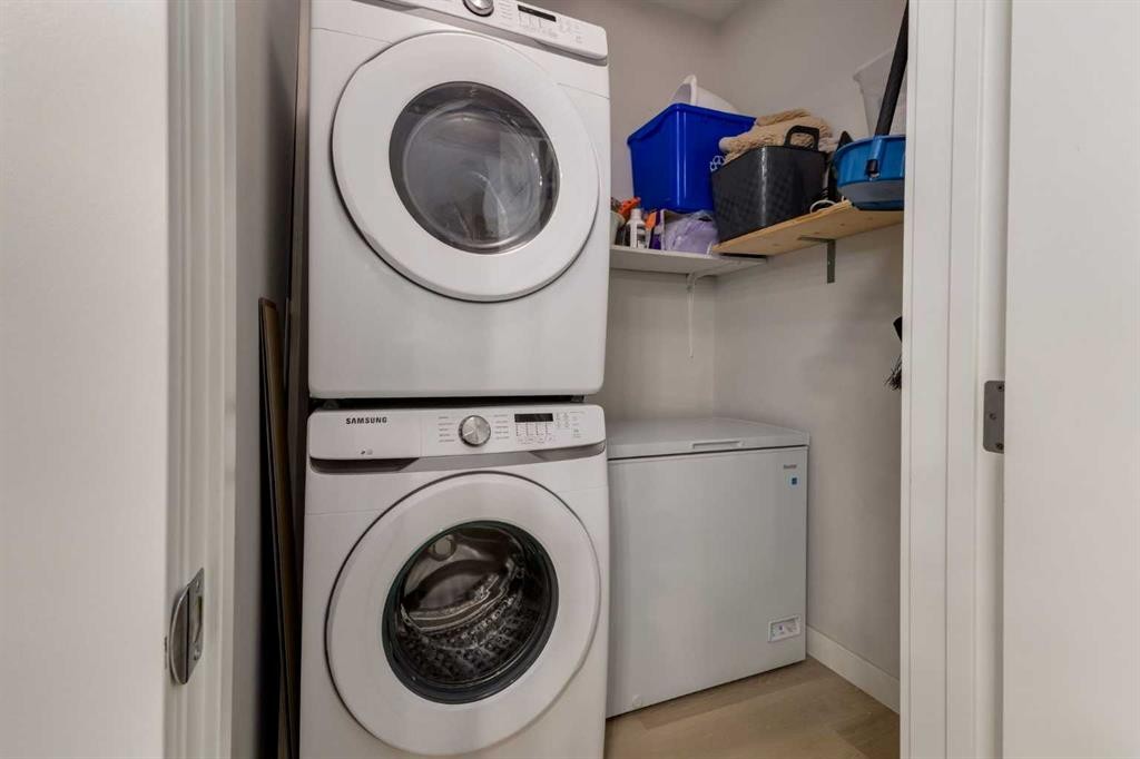 3205-200 Seton Circle Se, Calgary, AB - Indoor Photo Showing Laundry Room
