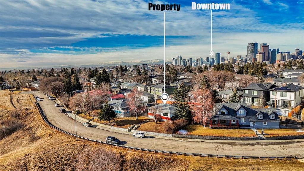 931 Robert Road Ne, Calgary, AB - Outdoor With View