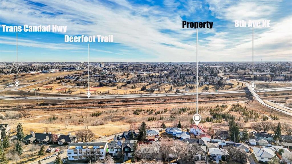 931 Robert Road Ne, Calgary, AB - Outdoor With View