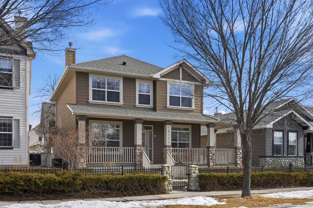 15172 Prestwick Boulevard Se, Calgary, AB - Outdoor With Deck Patio Veranda With Facade