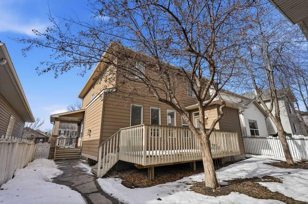15172 Prestwick Boulevard Se, Calgary, AB - Outdoor With Deck Patio Veranda
