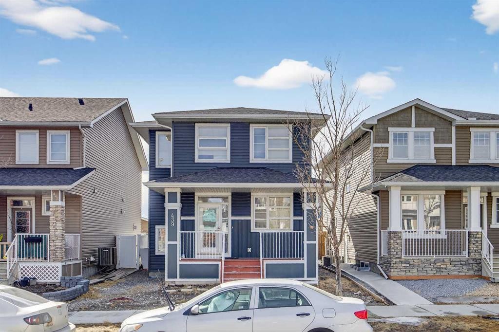 439 Redstone Drive Ne, Calgary, AB - Outdoor With Deck Patio Veranda With Facade