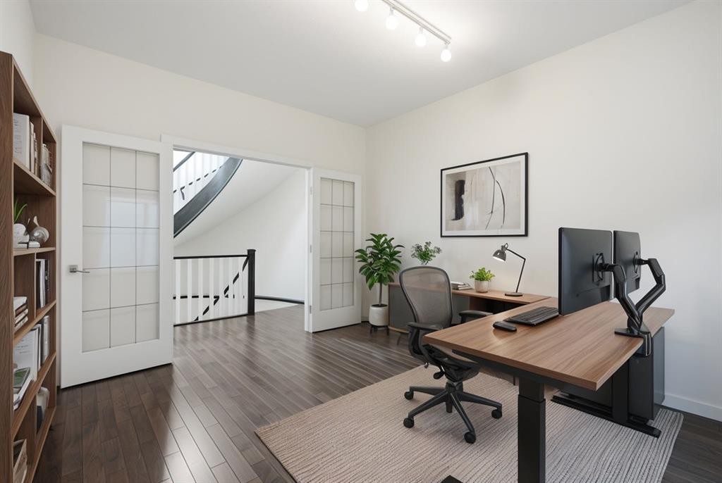 101 Evansborough Green Nw, Calgary, AB - Indoor Photo Showing Office