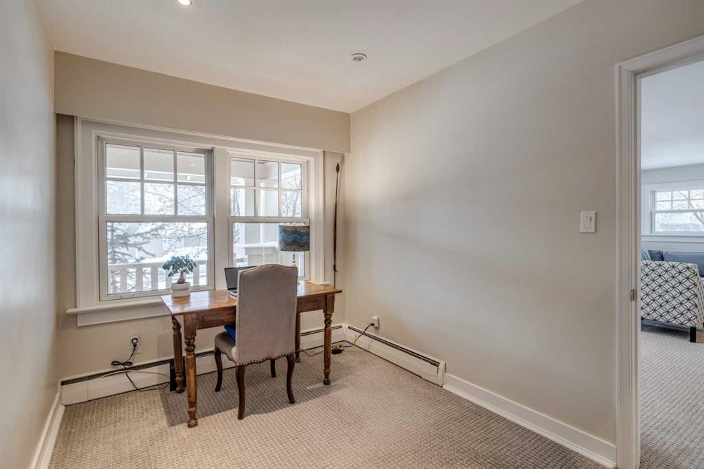 3920 Crestview Road Sw, Calgary, AB - Indoor Photo Showing Office