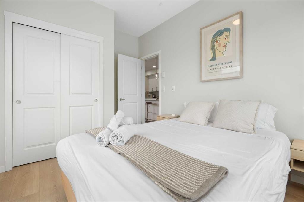 6412-20295 Seton Way Se, Calgary, AB - Indoor Photo Showing Bedroom