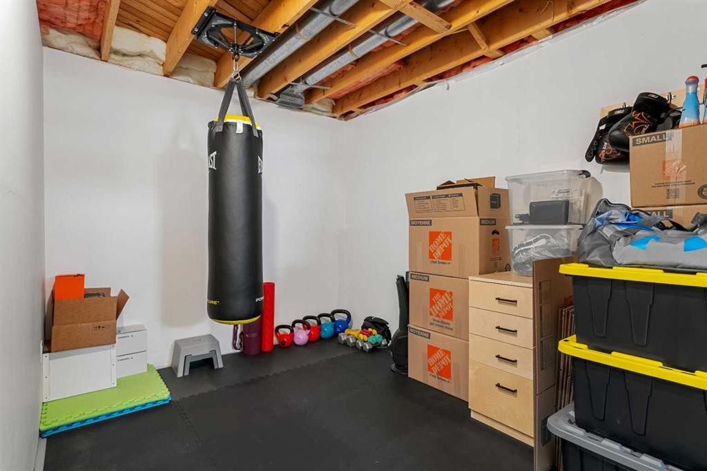 16 Midcrest Rise Se, Calgary, AB - Indoor Photo Showing Basement