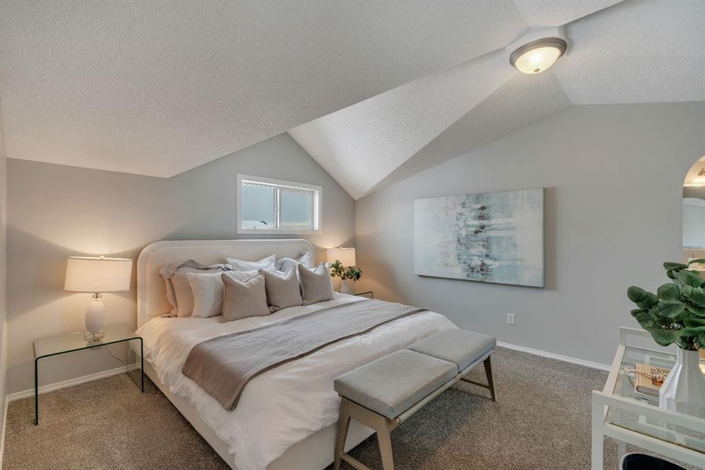 41 Saddlefield Drive Ne, Calgary, AB - Indoor Photo Showing Bedroom