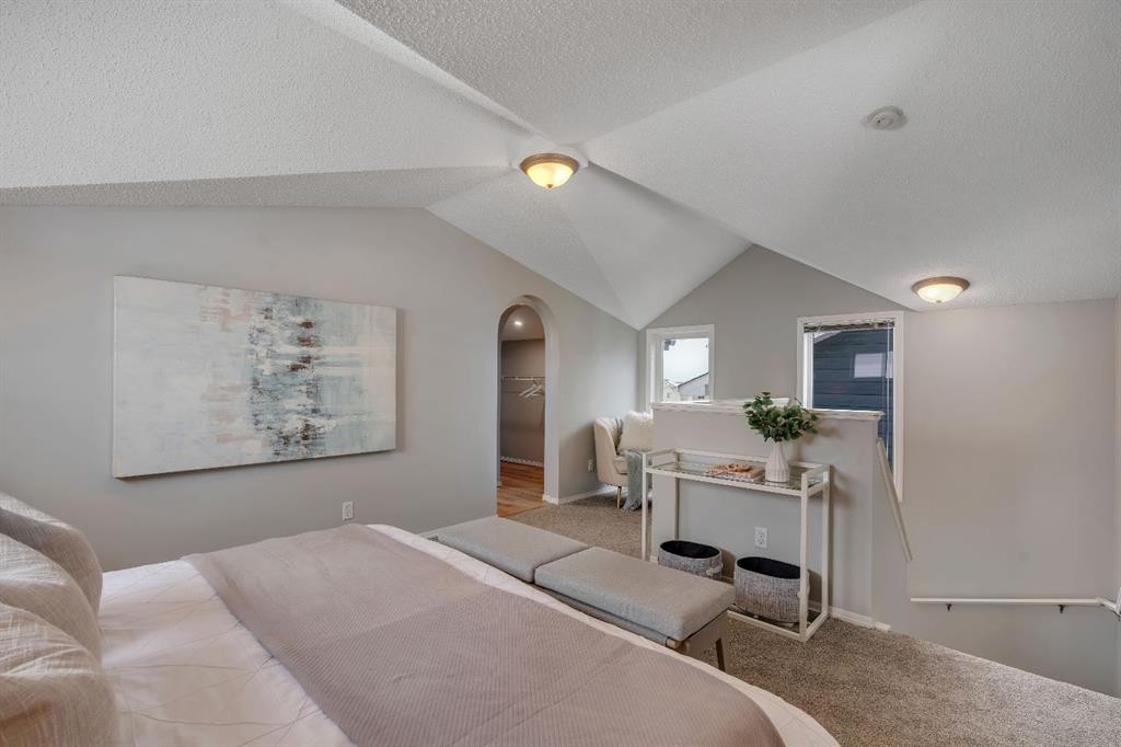 41 Saddlefield Drive Ne, Calgary, AB - Indoor Photo Showing Bedroom