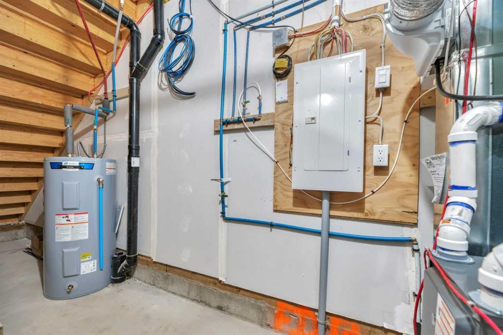 337-301 Redstone Boulevard Ne, Calgary, AB - Indoor Photo Showing Basement