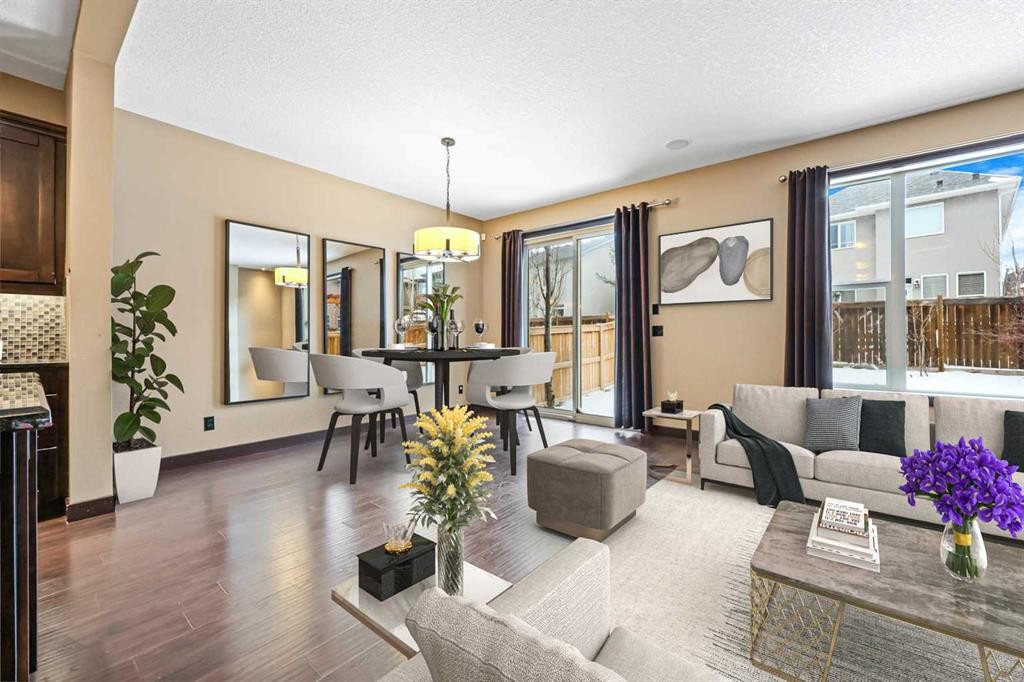 226 Sage Meadows Circle Nw, Calgary, AB - Indoor Photo Showing Living Room
