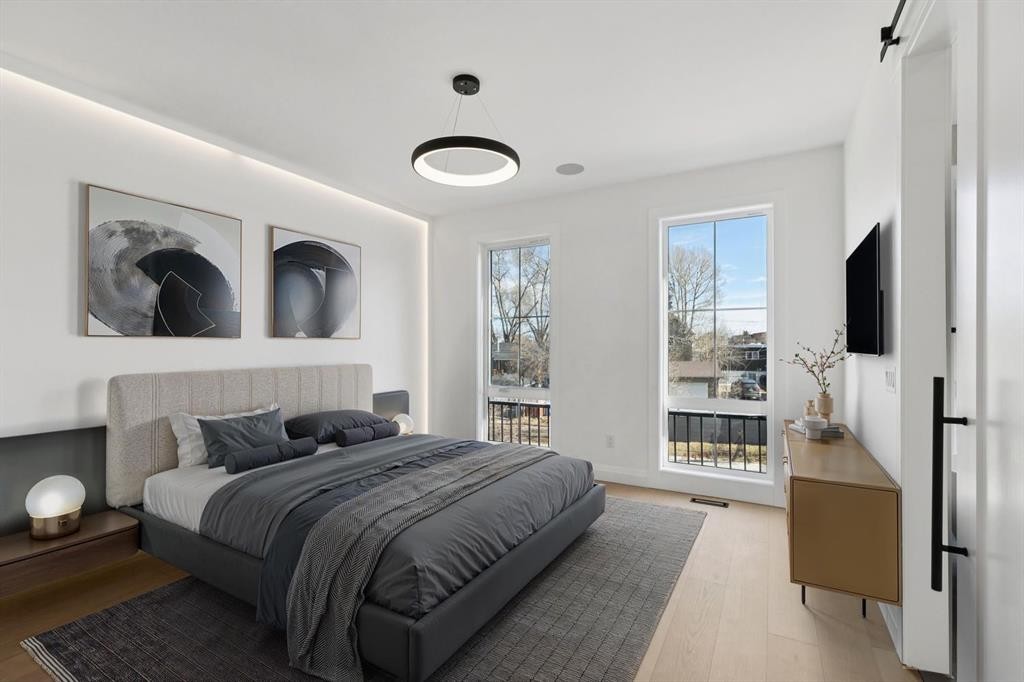 523 32 Street Nw, Calgary, AB - Indoor Photo Showing Bedroom