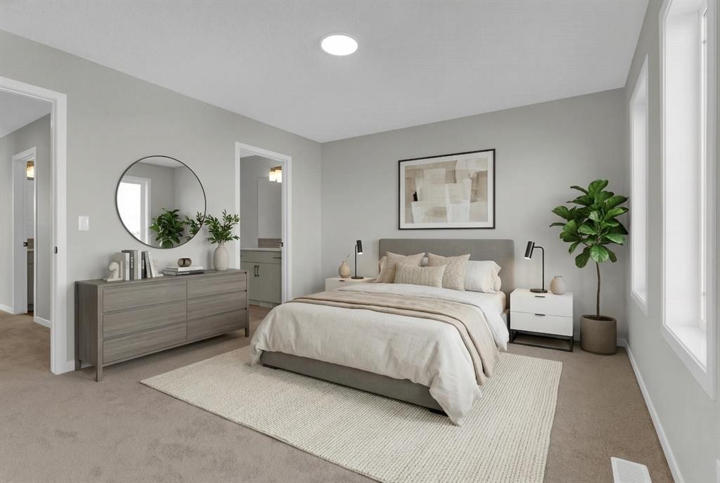 15 Corner Glen Drive Ne, Calgary, AB - Indoor Photo Showing Bedroom