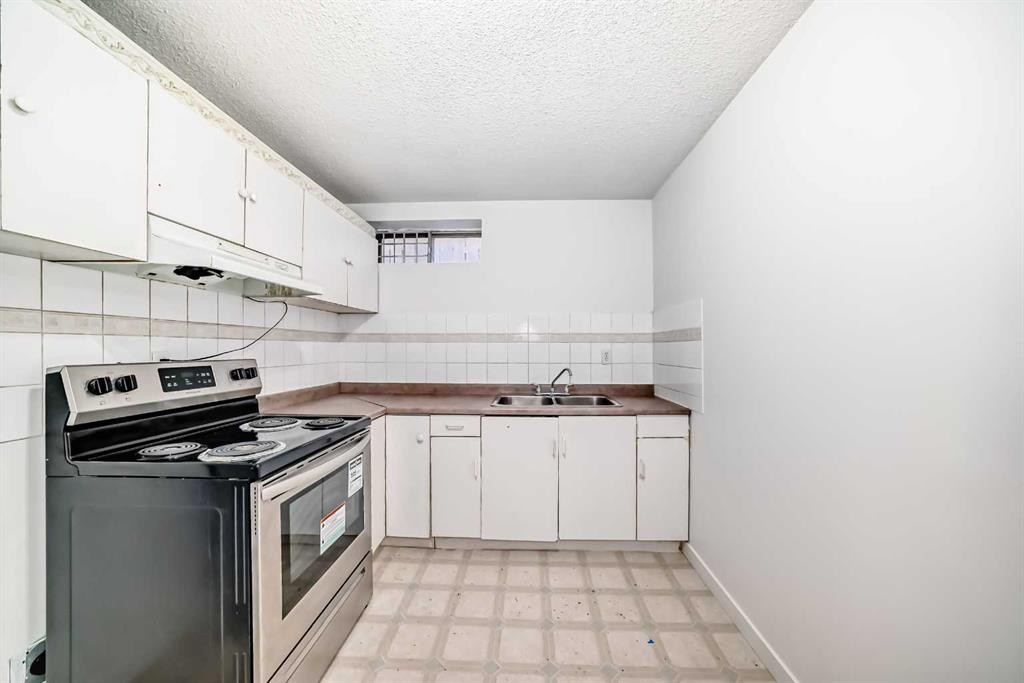 6735 Temple Drive Ne, Calgary, AB - Indoor Photo Showing Kitchen With Double Sink