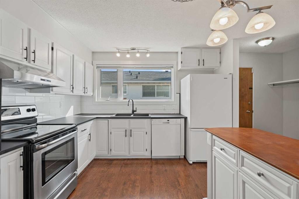 8 Van Horne Crescent Ne, Calgary, AB - Indoor Photo Showing Kitchen With Double Sink