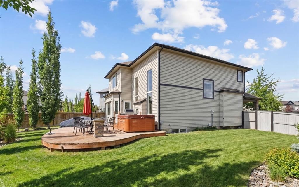 283 Springmere Link, Chestermere, AB - Outdoor With Deck Patio Veranda