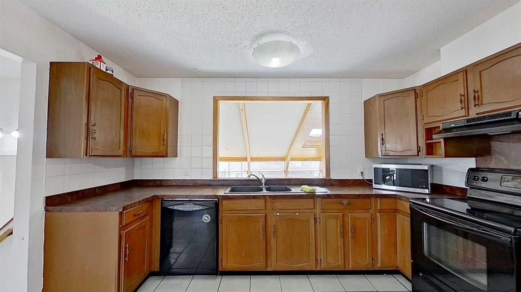 315 Pinecrest Crescent Ne, Calgary, AB - Indoor Photo Showing Kitchen With Double Sink