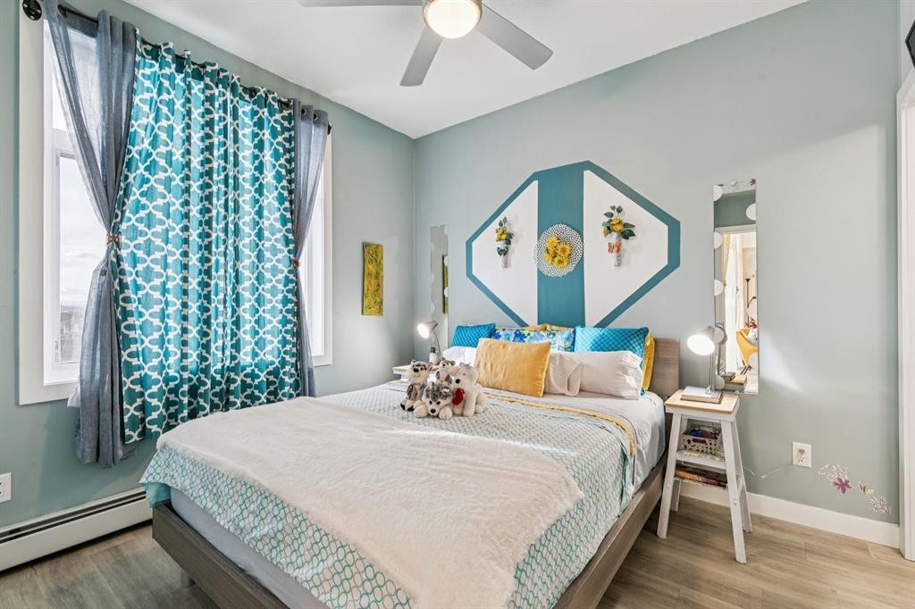 4404-200 Seton Circle Se, Calgary, AB - Indoor Photo Showing Bedroom