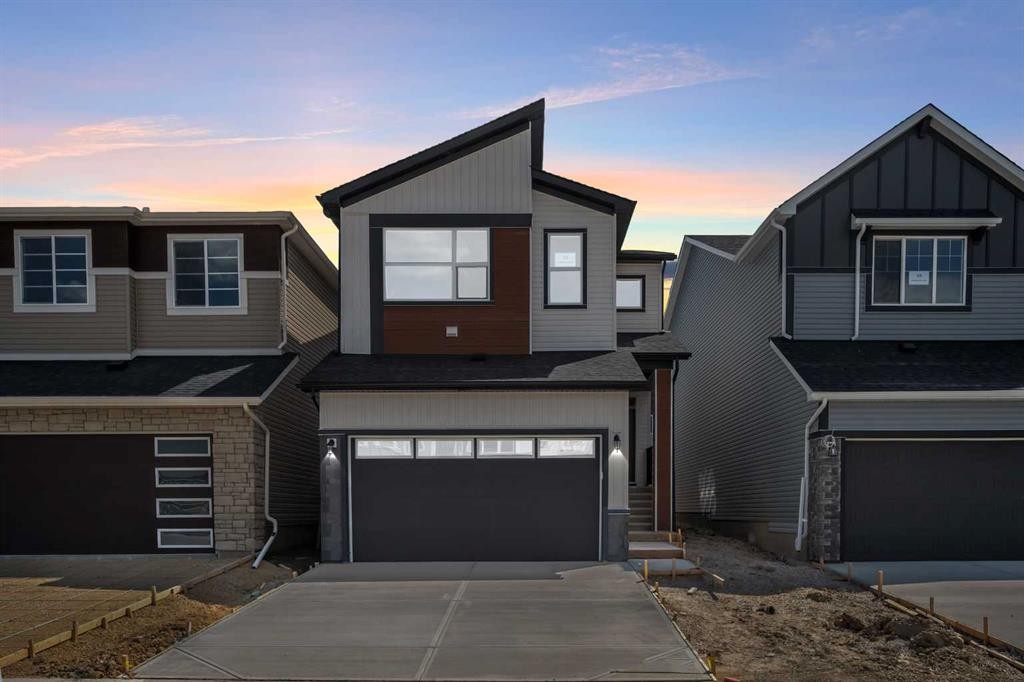 55 Amblehurst Link Nw, Calgary, AB - Outdoor With Facade