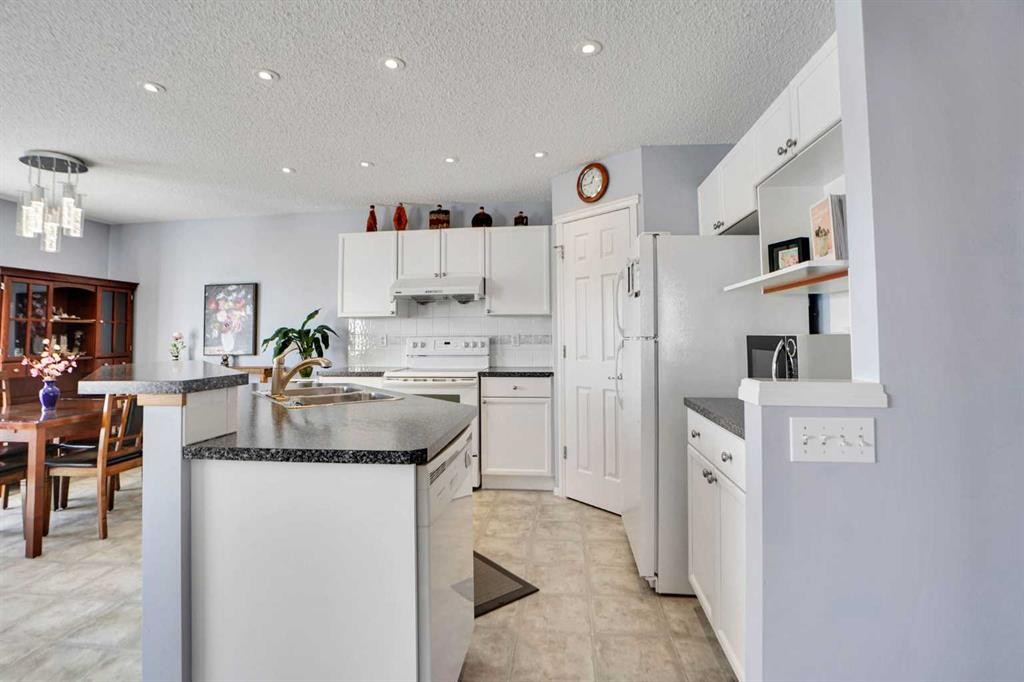 234 Saddlecreek Point Ne, Calgary, AB - Indoor Photo Showing Kitchen With Double Sink