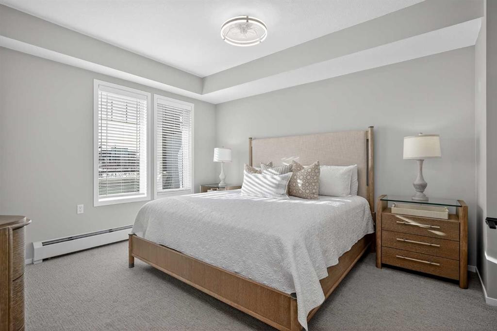 214-140 Mahogany Street Se, Calgary, AB - Indoor Photo Showing Bedroom