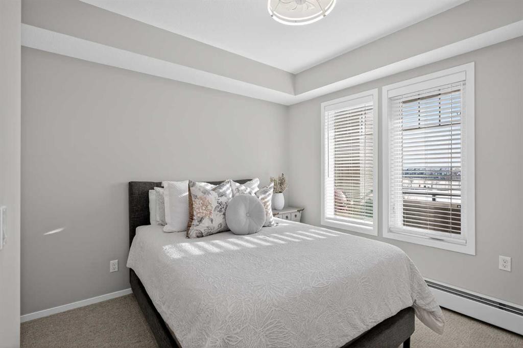 214-140 Mahogany Street Se, Calgary, AB - Indoor Photo Showing Bedroom