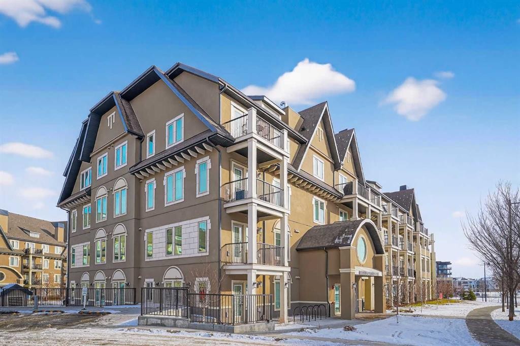 214-140 Mahogany Street Se, Calgary, AB - Outdoor With Balcony With Facade