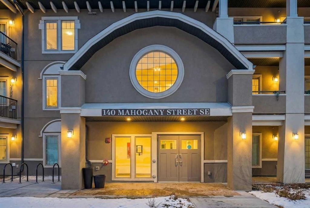 214-140 Mahogany Street Se, Calgary, AB - Outdoor With Balcony