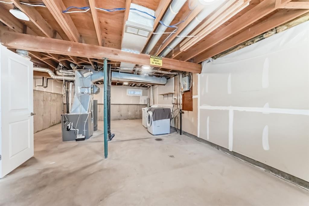 161-6915 Ranchview Drive Nw, Calgary, AB - Indoor Photo Showing Basement