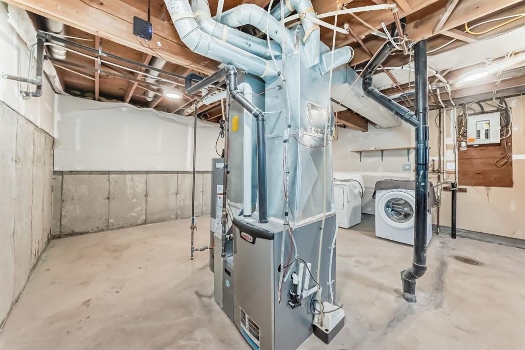 161-6915 Ranchview Drive Nw, Calgary, AB - Indoor Photo Showing Basement