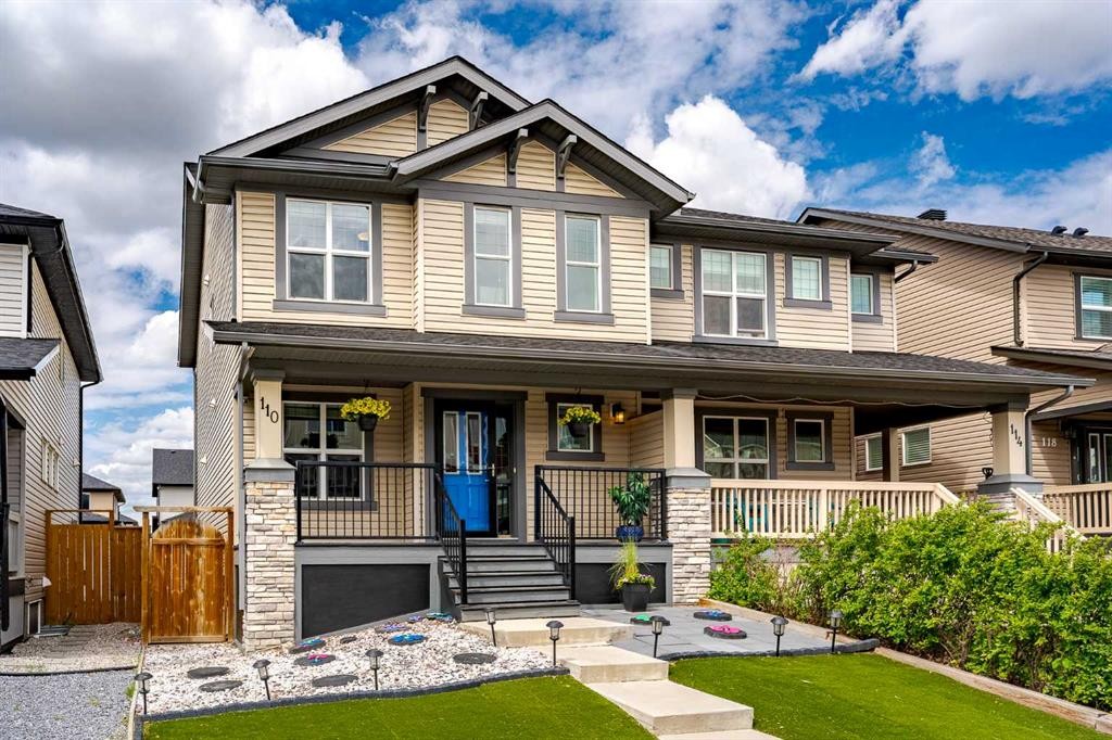 110 Skyview Ranch Manor Ne, Calgary, AB - Outdoor With Deck Patio Veranda With Facade