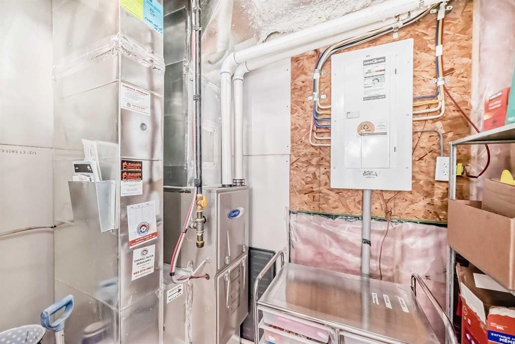 111 Redstone Crescent Ne, Calgary, AB - Indoor Photo Showing Basement