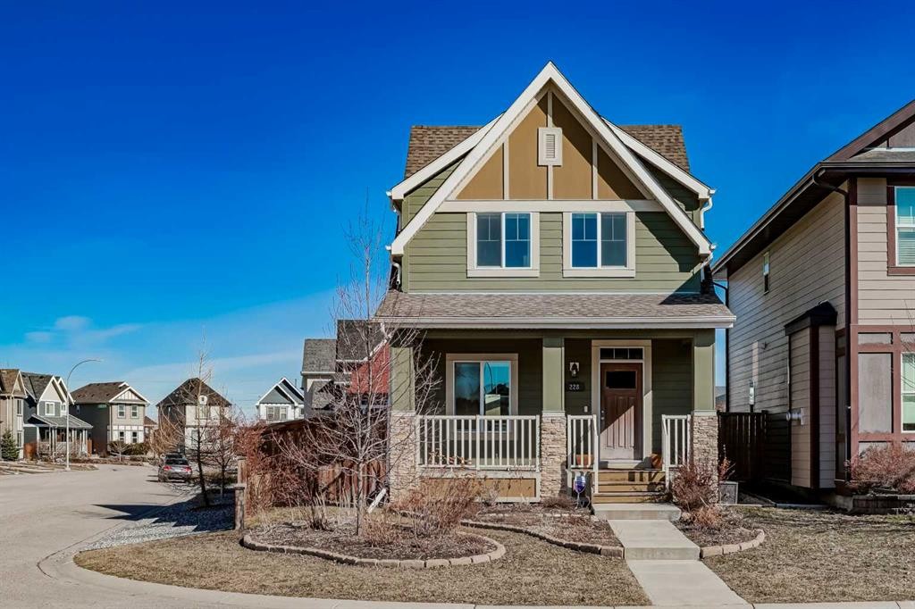228 Mahogany Grove Se, Calgary, AB - Outdoor With Deck Patio Veranda With Facade