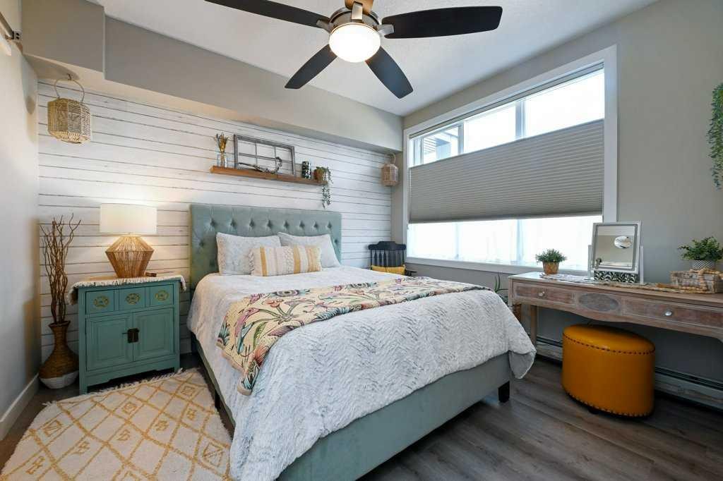210-20 Walgrove Walk Se, Calgary, AB - Indoor Photo Showing Bedroom