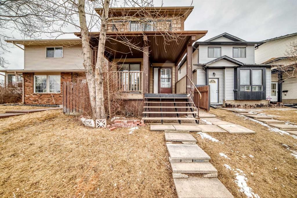 5 Templeby Way Ne, Calgary, AB - Outdoor With Deck Patio Veranda With Facade