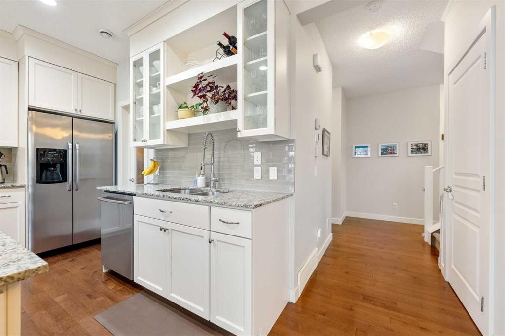150 Auburn Springs Boulevard Se, Calgary, AB - Indoor Photo Showing Kitchen With Double Sink